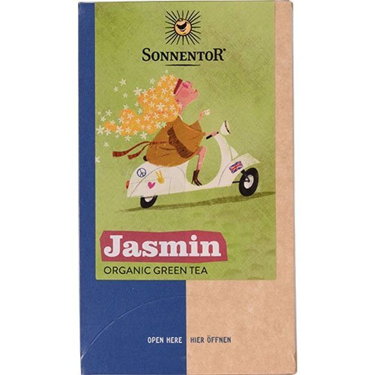 Sonnentor Grøn te Jasmin Ø, 18br