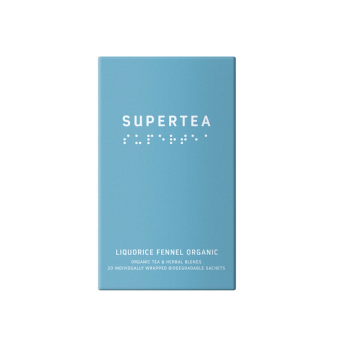 Supertea Liquorice Fennel Øko Tebreve, 20stk.