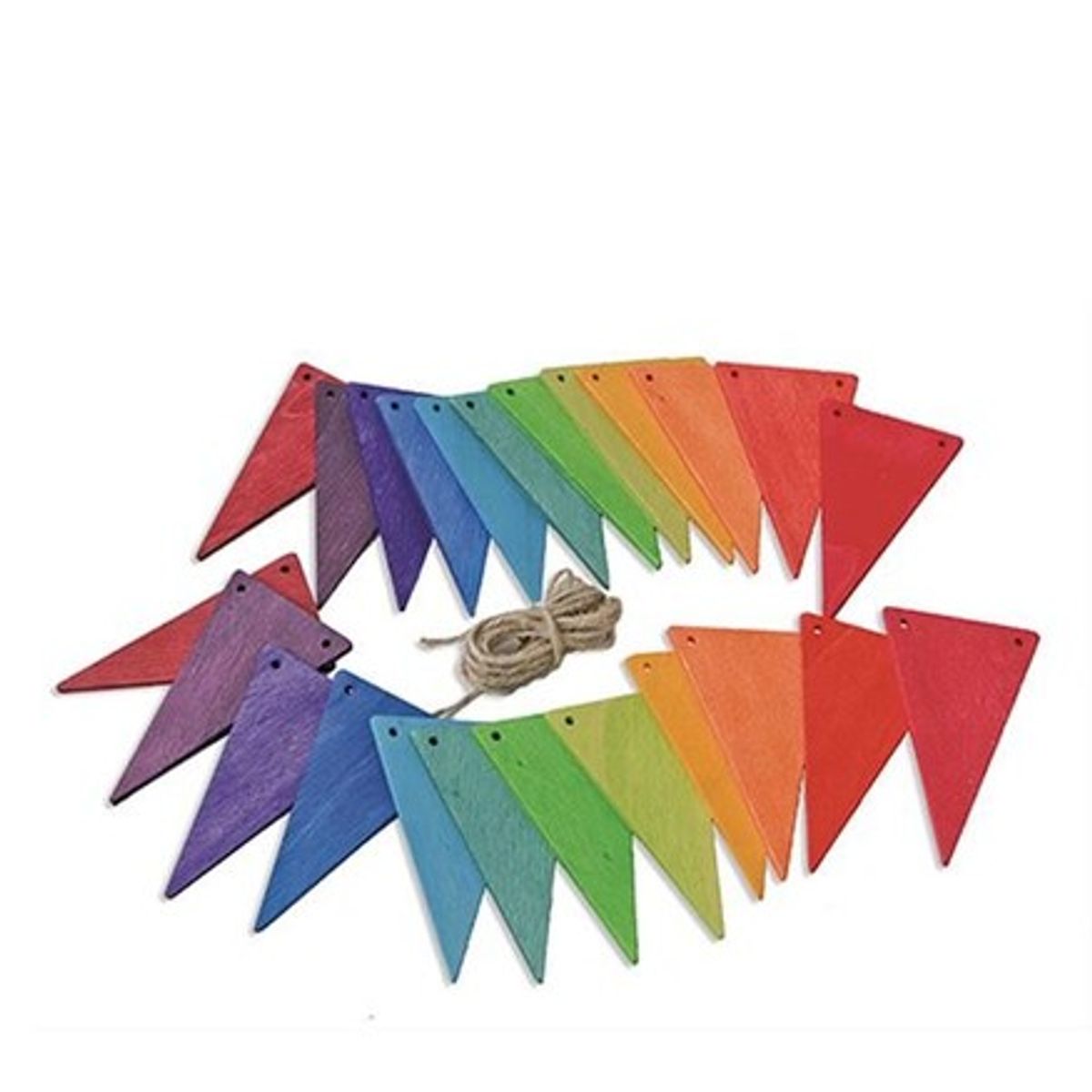 Grimms Pennant Flagranke/Banner - Rainbow