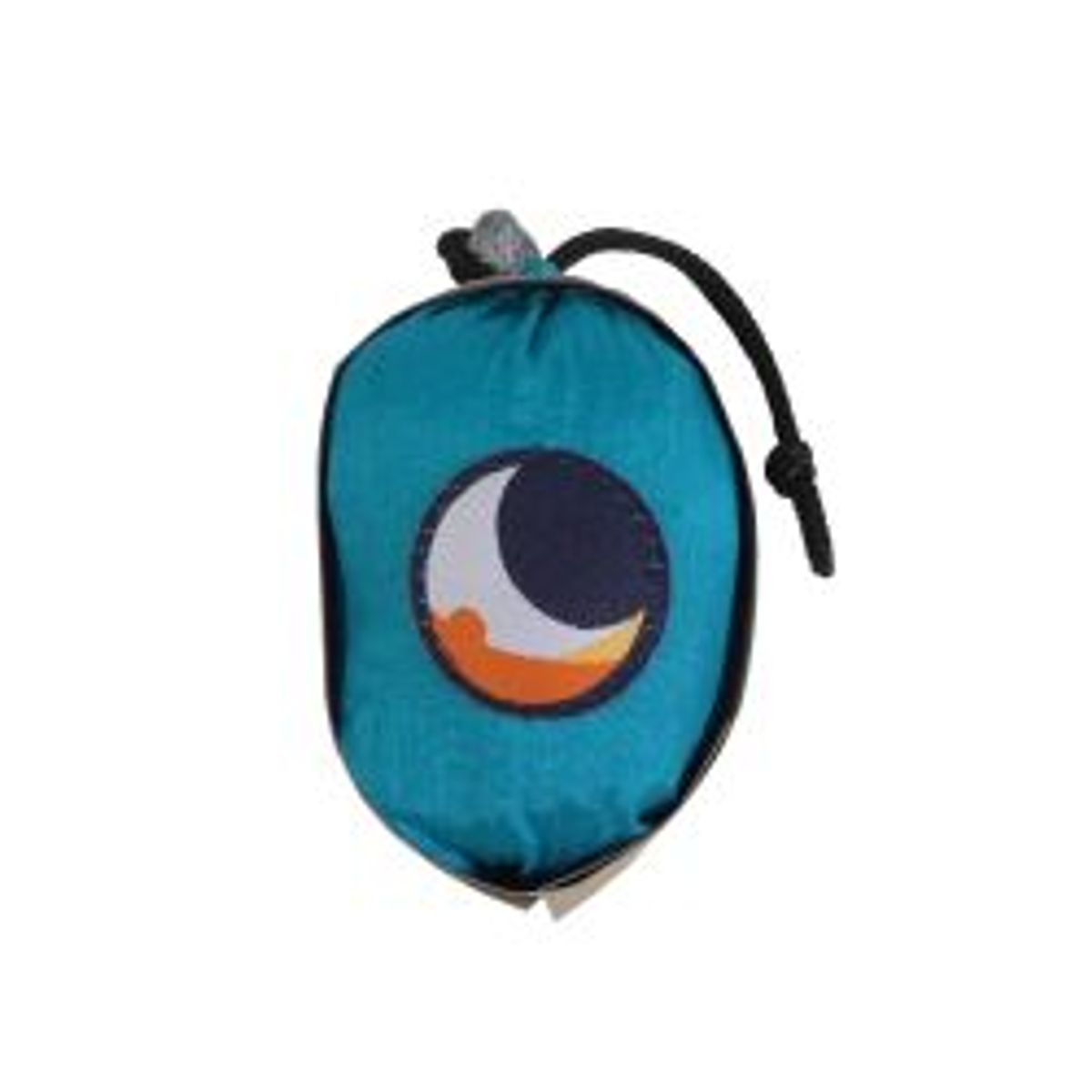 Ticket To The Moon Eco Bag Medium - Aqua / Orange - Taske