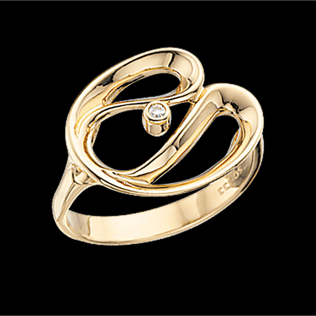 Scrouples Ring i 8 Karat Guld 711533