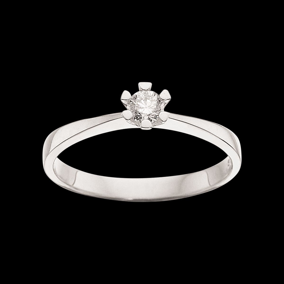 Vida Ring 0,15 ct. i 14 Karat Hvidguld fra Scrouples