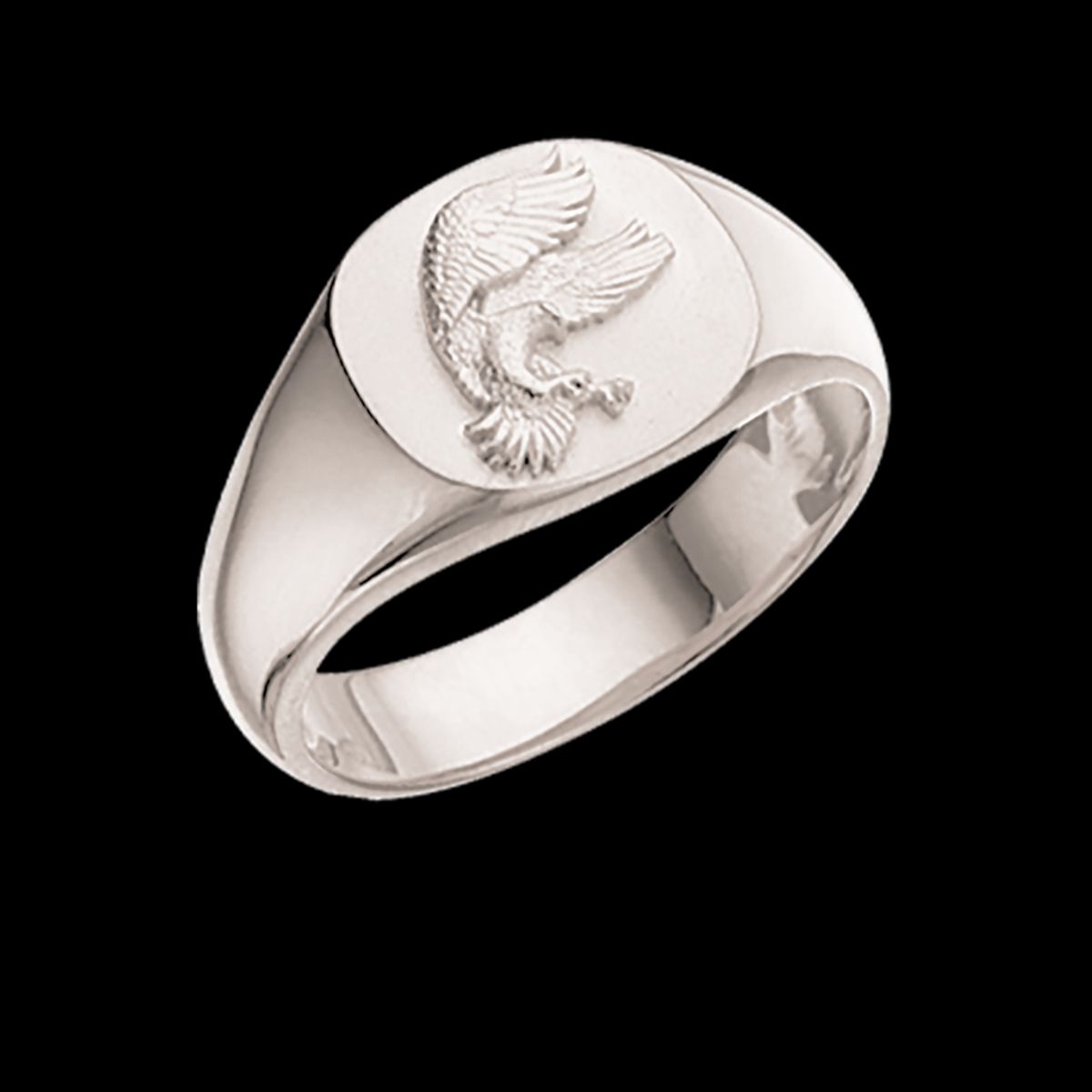 Scrouples Signet Ørn Sterling Sølv Herrering 791272