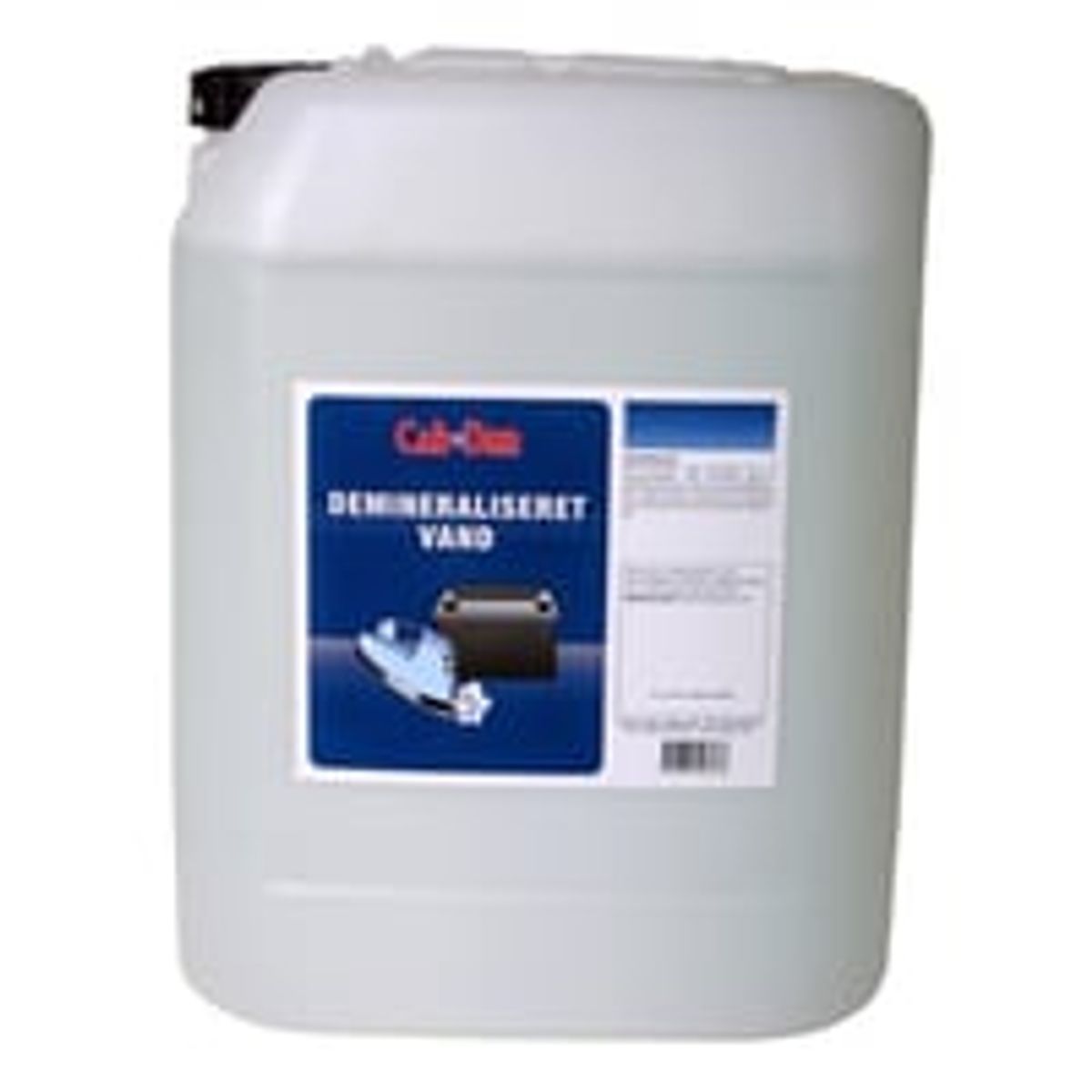 Demineraliseret vand, 20l engangsdunk - Cab-Dan