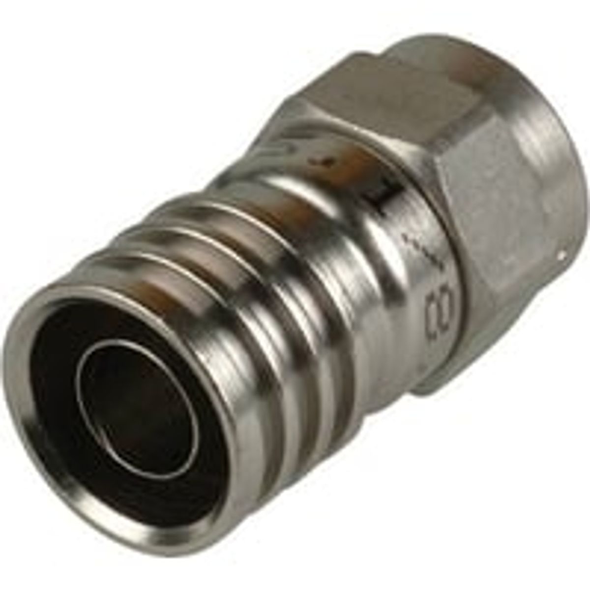 F-connector for 7 mm kabel 5,1 mm / 8,4 mm