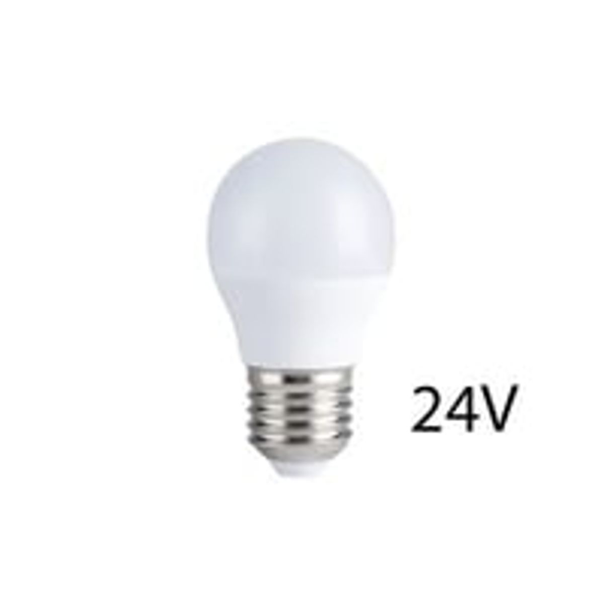 4,5W LED Kronepre - E27, 24V, 360lm, RA83 (Erstatter 35W)