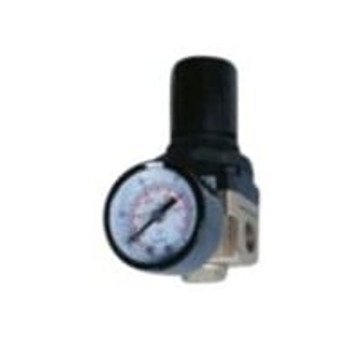 Rectus trykluft regulator med manometer, "