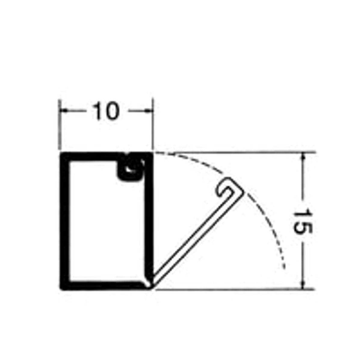 Kabelkanal komp lfc 10015 PH - 2 meter