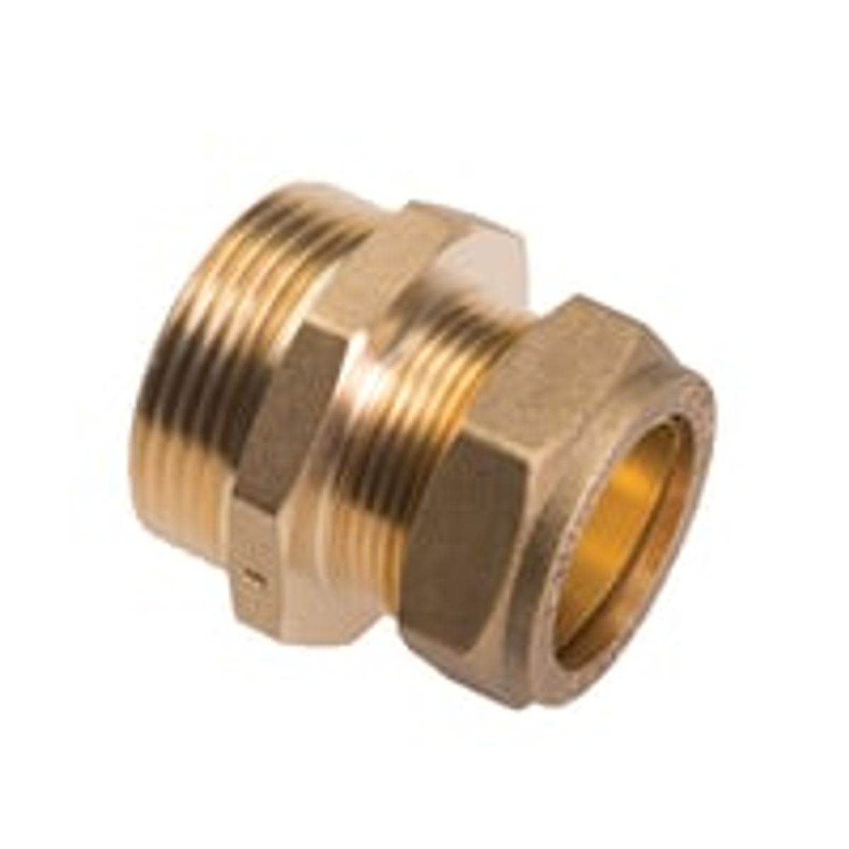 Conex overgang 12 mm x 1/2", krom, til pex og kobber