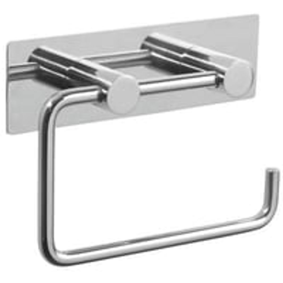 Pressalit Toiletpapirholder med Bagplade, Poleret Rustfrit Stl, 150 mm Bredde