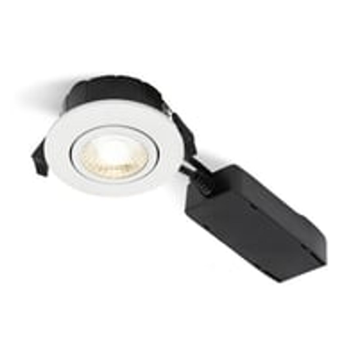 Nordtronic Low Profile ECO, LED indbygningsspot, 6W, 440lm, CRI>90, 3000K, hvid (mat)