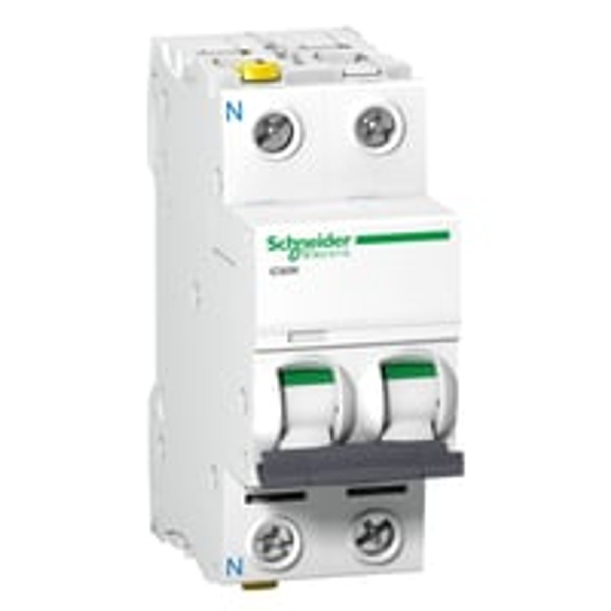 Acti9 Schneider Electric IC60N - Automatsikring, 1P+N, 10A, C-karakteristik, 6/10 kA, 2 modul, 36 mm