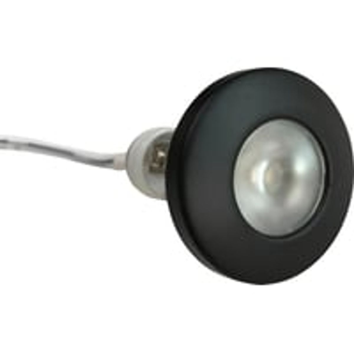 Nordtronic Viola Mini, lille LED-spot til indbygning, 2W / 30 / 2700K / dmpbar - sort (mat)