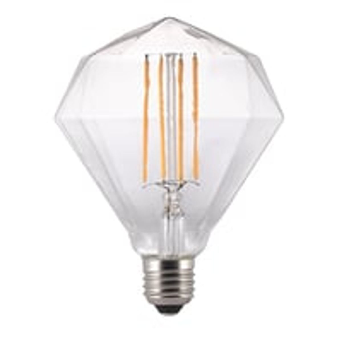 Nordlux Avra diamant LED filamentpre, E27, 2W, 150lm, 360 spredning (restsalg)