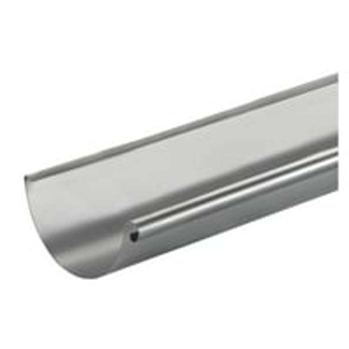 VMZINC tagrende halvrund 10" (0,7 mm) - 3 meter