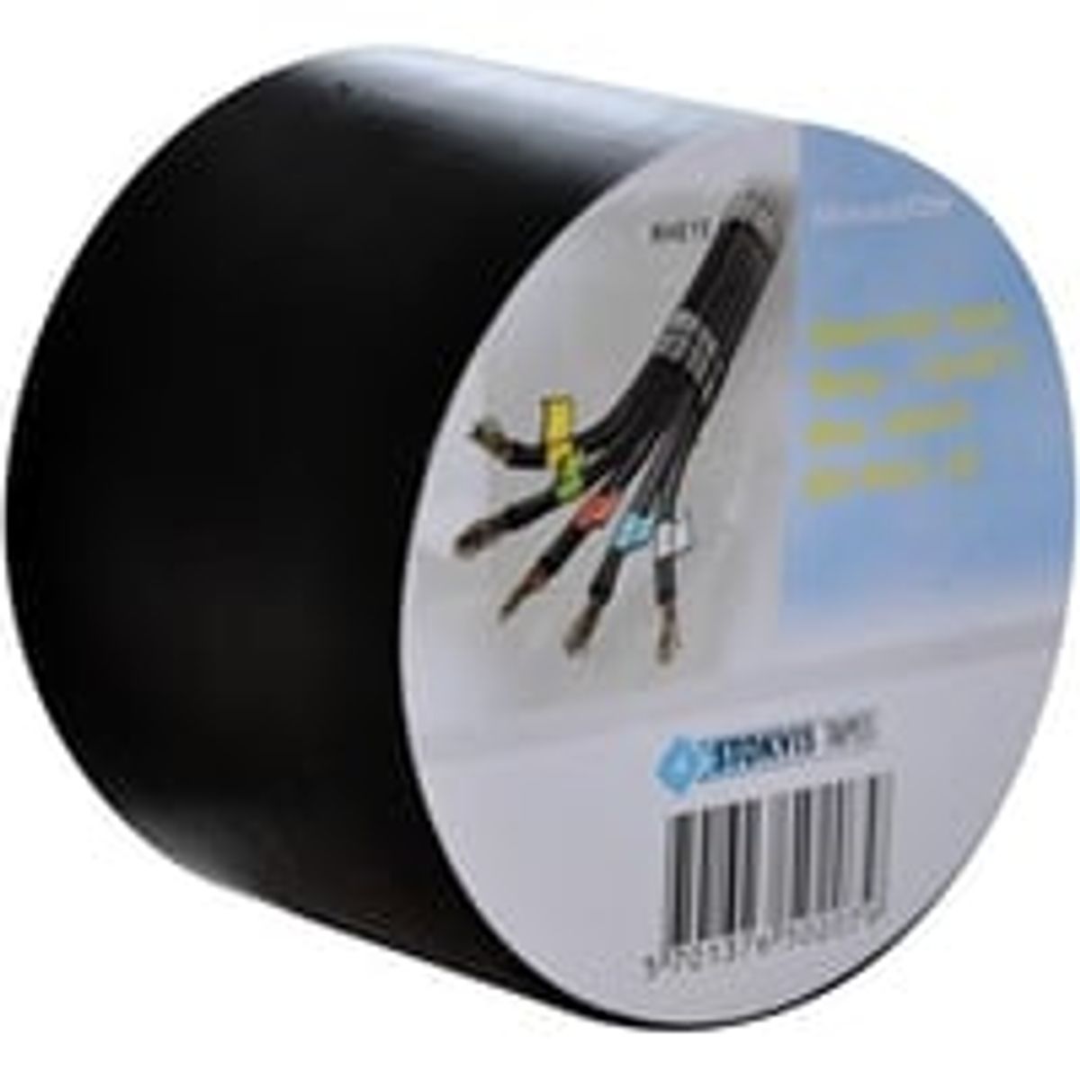 Stokvis Pvc Tape, 50mm x 20m, sort