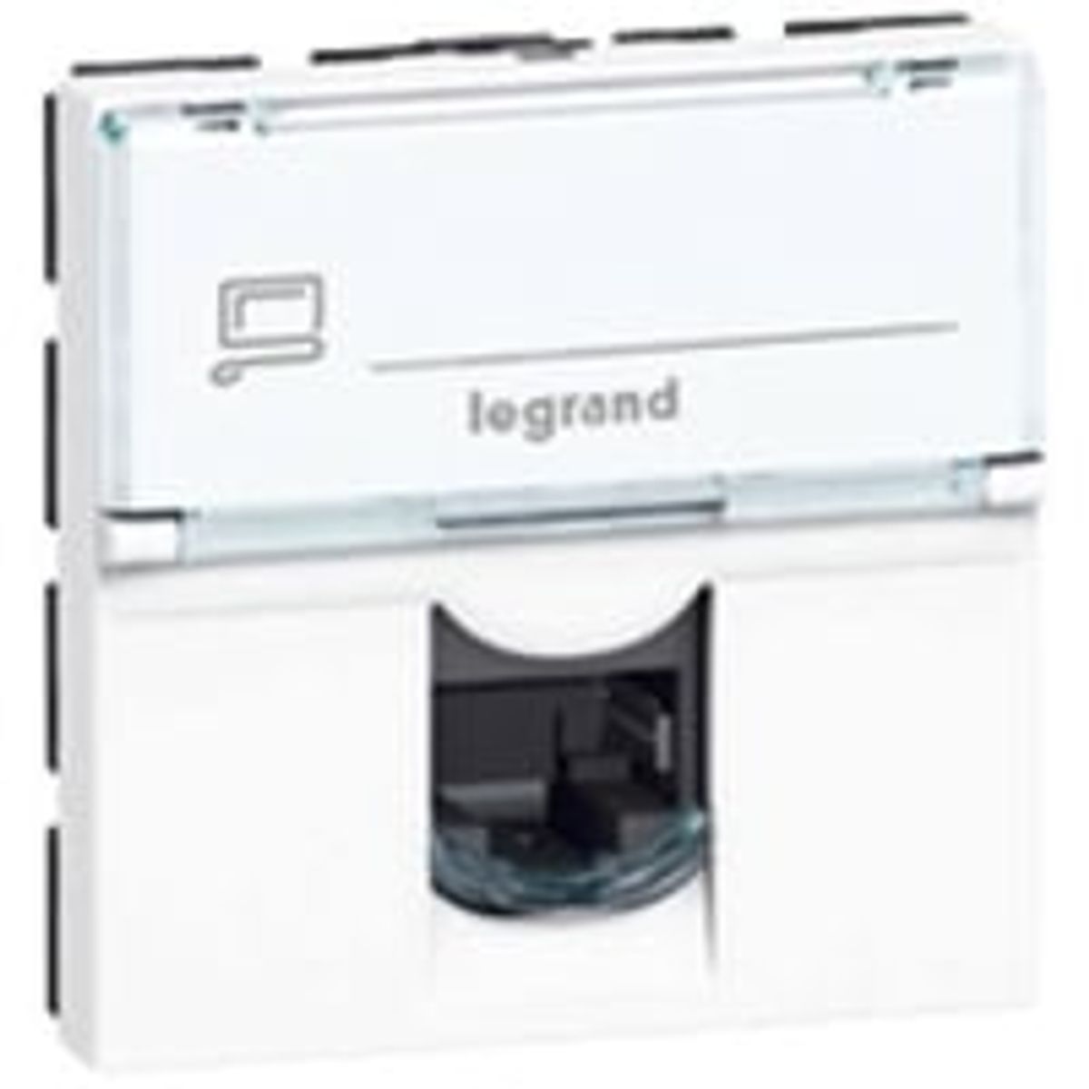 Legrand Cat. 6A Udtag, STP, 2M, Hvid