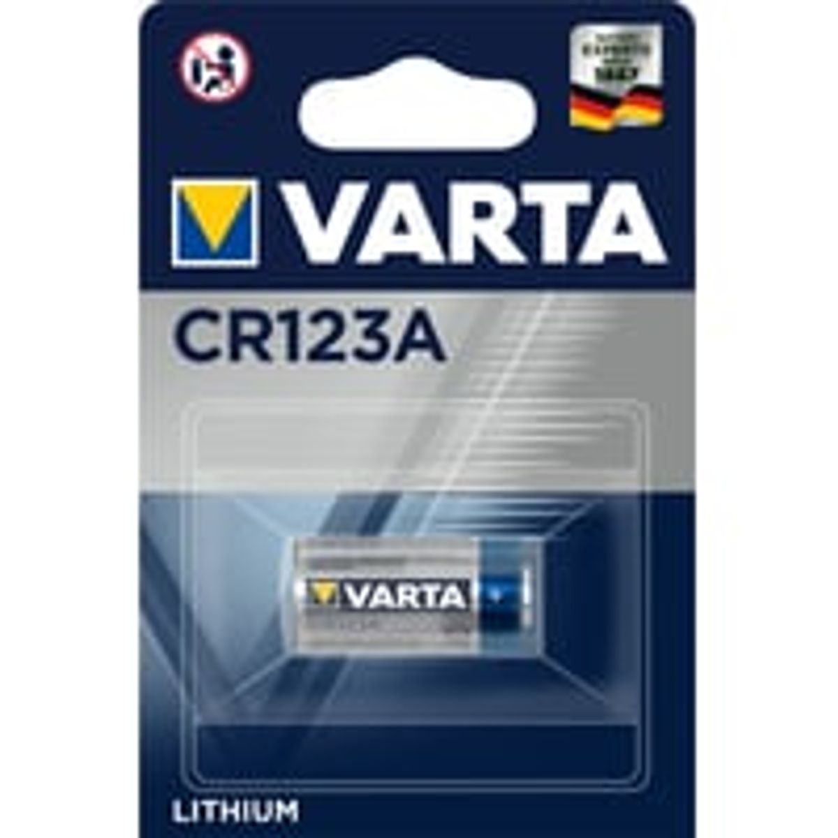 Varta batteri PROFESSIONAL LITHIUM CR123A 1-STK