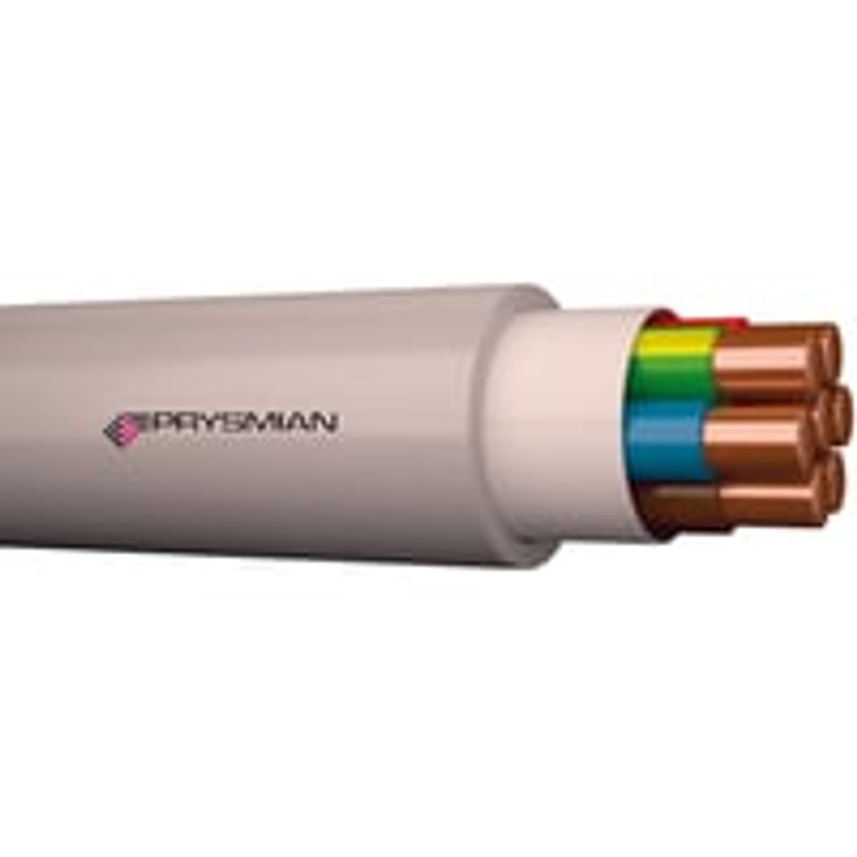 7G1,5 mm Installationskabel halogenfri, Afumex Plus, 100 meter (i rulle) - Prysmian