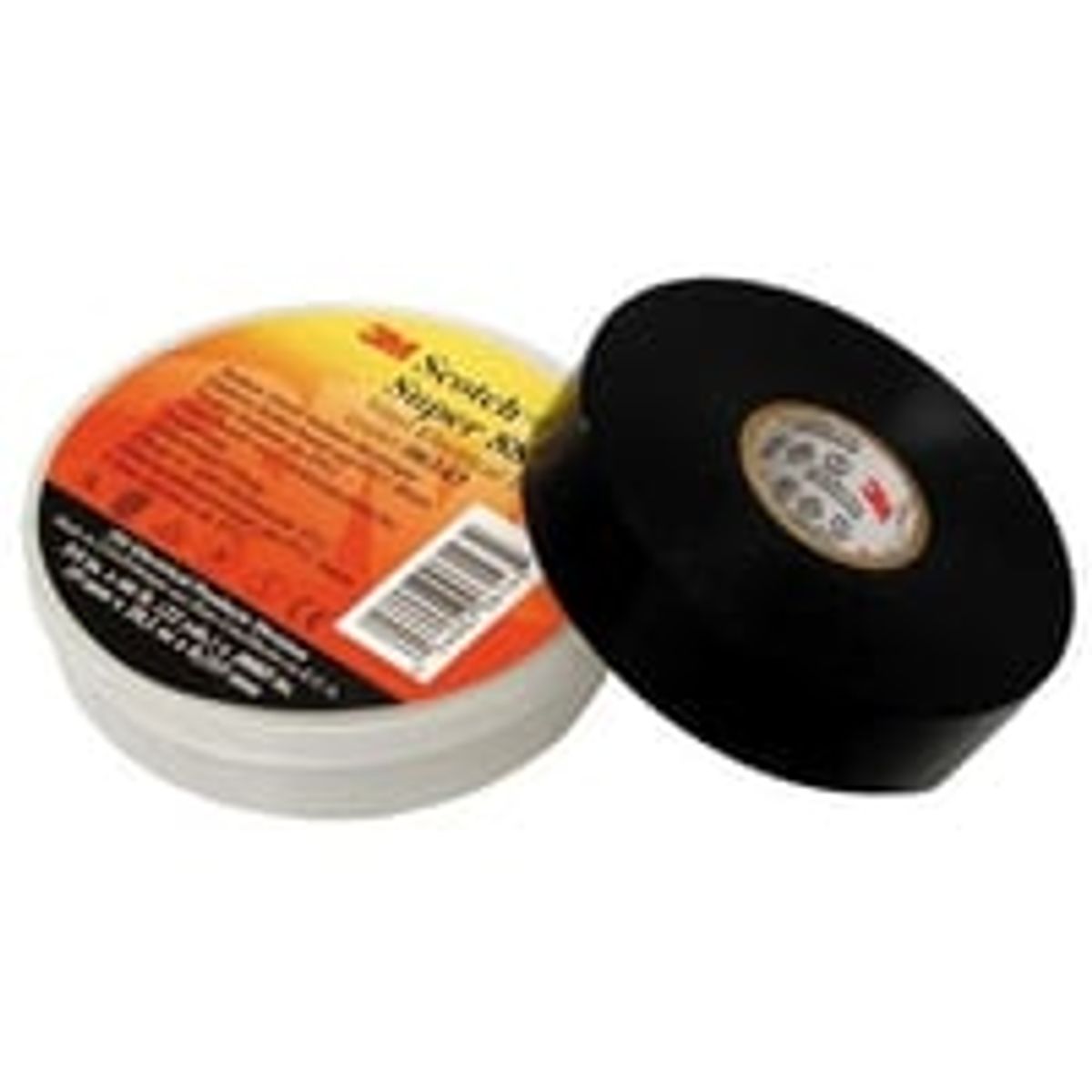 3M - Scotch Super 88 PVC tape, sort, 25 mm - 20 meter