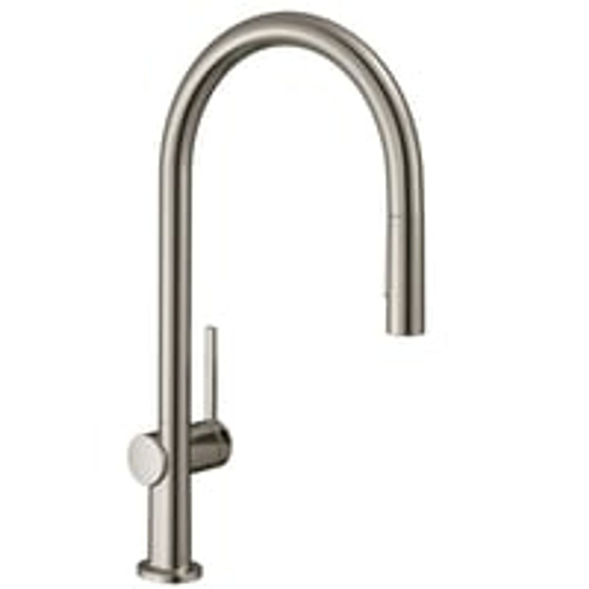 Hansgrohe Talis M54 210 kkkenarmatur, udtrk, C-tud, 1-grebs, rustfri stl