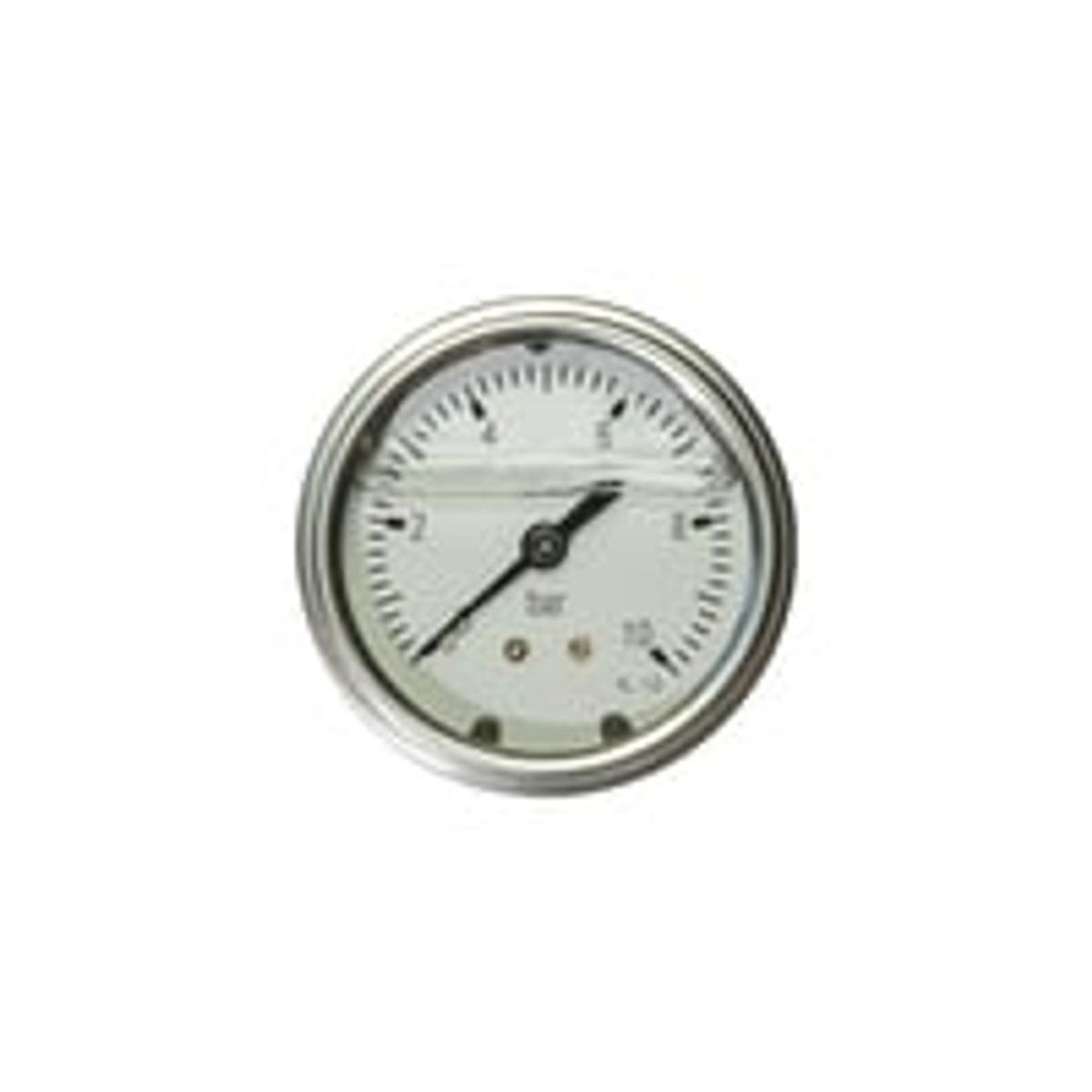 Manometer, 1/4" x 63, 0-250 bar, bagudrettet med glycerin