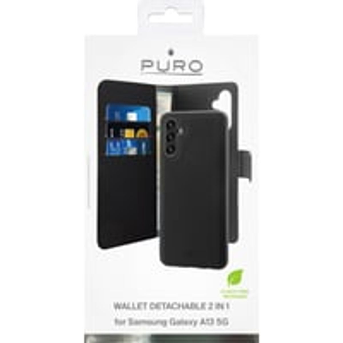 Samsung Galaxy A13 5G Wallet Detachable, Black