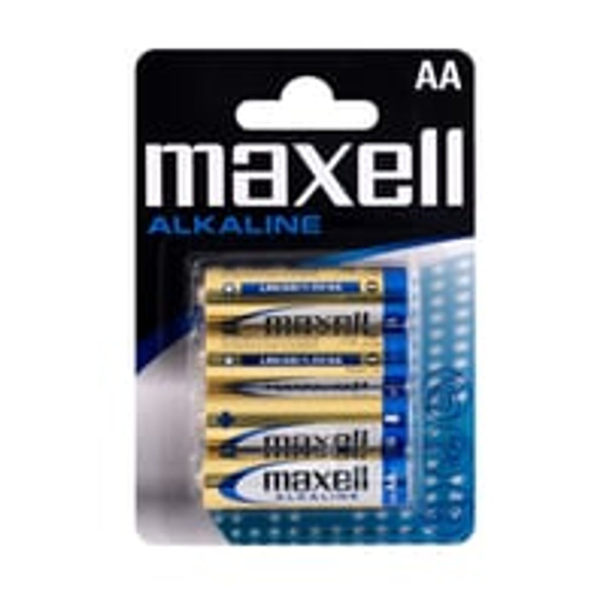 Maxell alkaline AA/LR06 batteri, 4 stk.