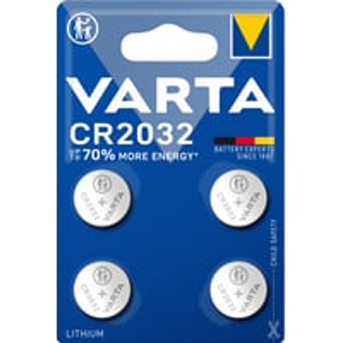 CR2032 Lithium Coin 4 Pack