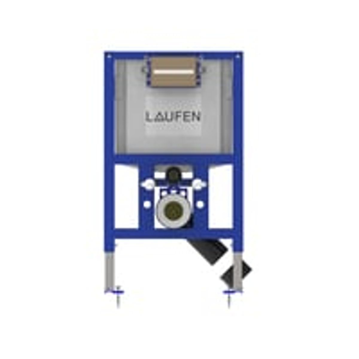 Laufen LIS indbygningscisterne 82cm top/frontbetjent 4,5/3l