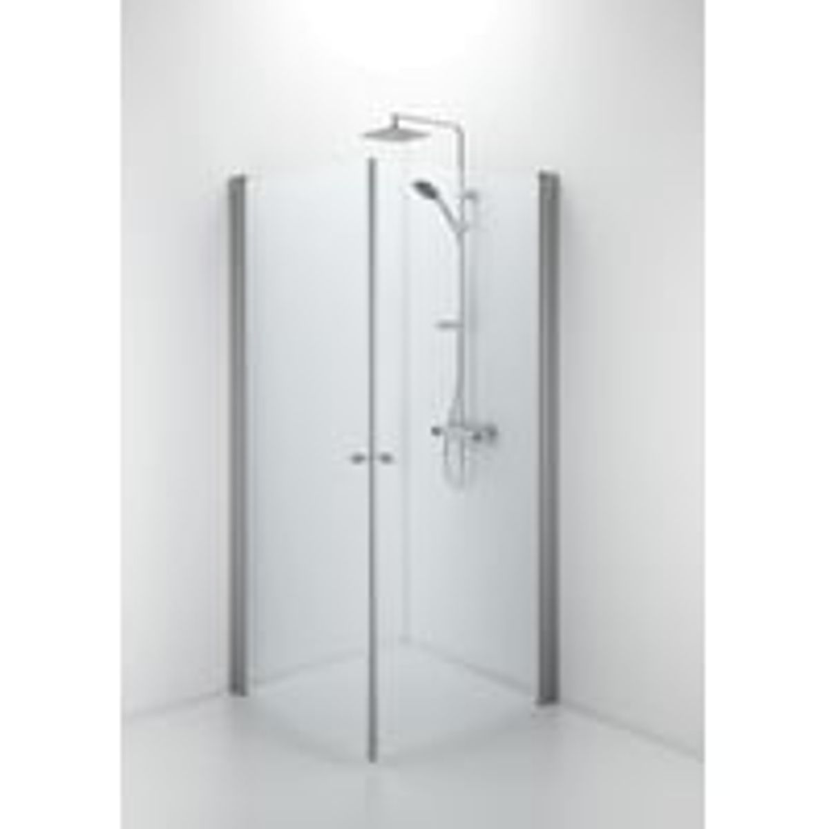 Contura Shower Space lige dr mat profil/klart glas SPNK 900 knopgreb