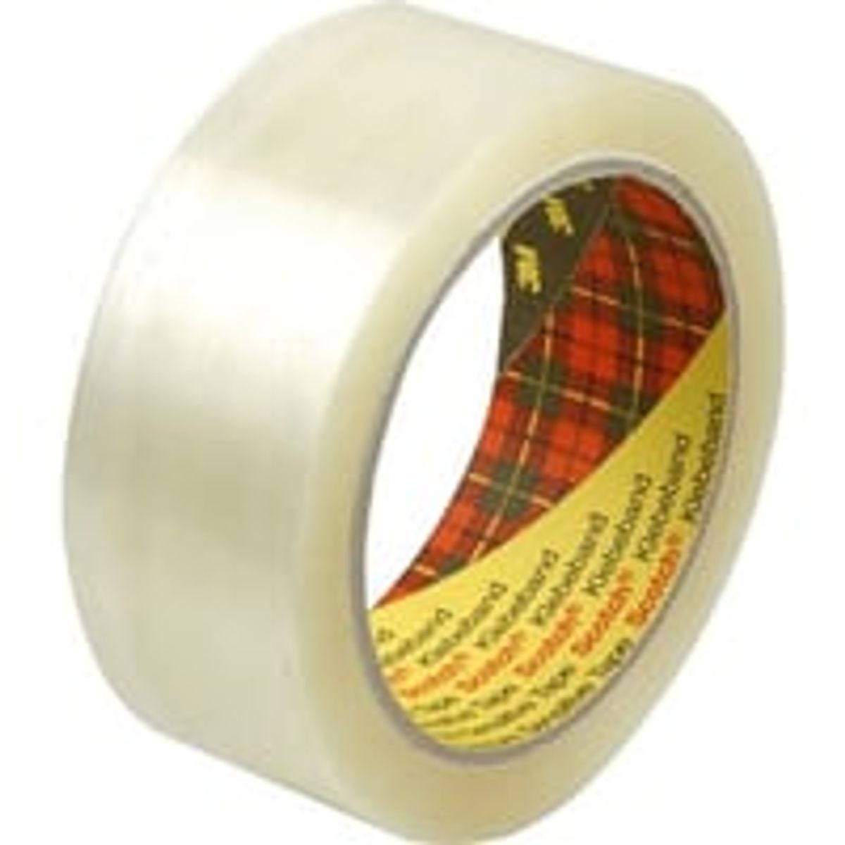 Scotch Tape til emballage, klar, 50 mm x 66 m