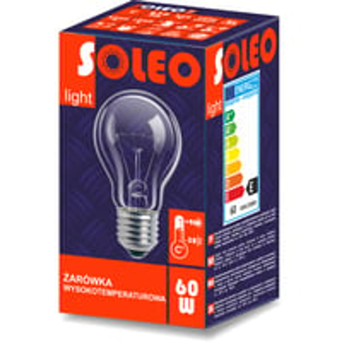 SOLEO E27 gldetrdspre, 40W, 420lm, dmpbar (A55)