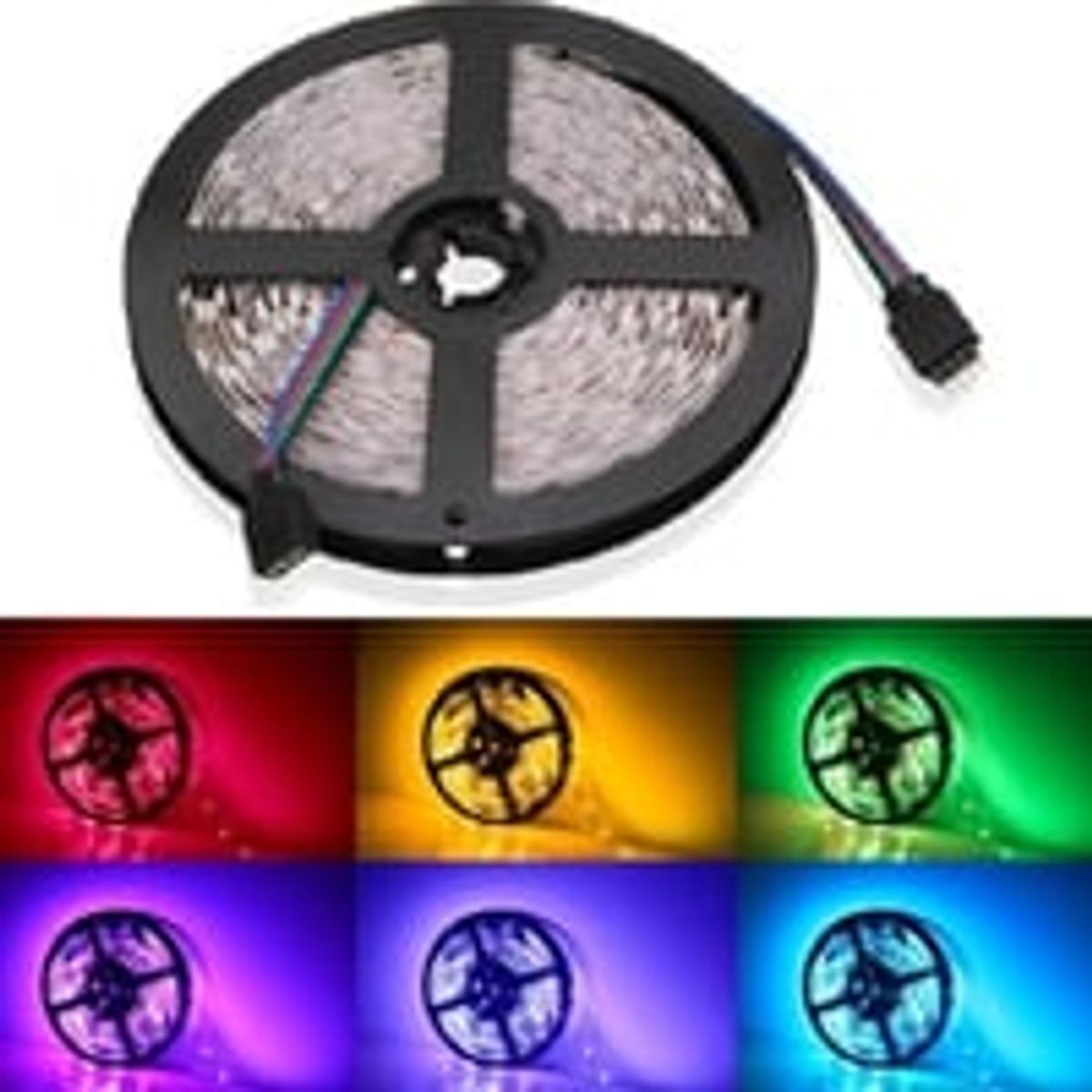 V-Tac RGB 24V LED-strip - 5 meter, 54W - 60 LED og 840lm pr meter