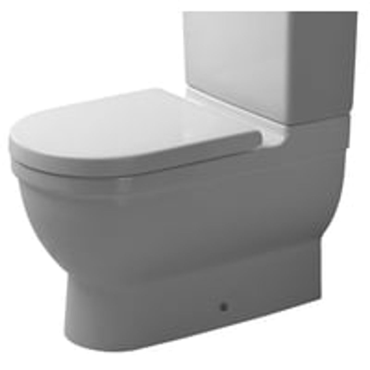 Duravit Starck 3 - Gulvstende toilet m. WonderGliss uden cisterne og sde m. P-ls