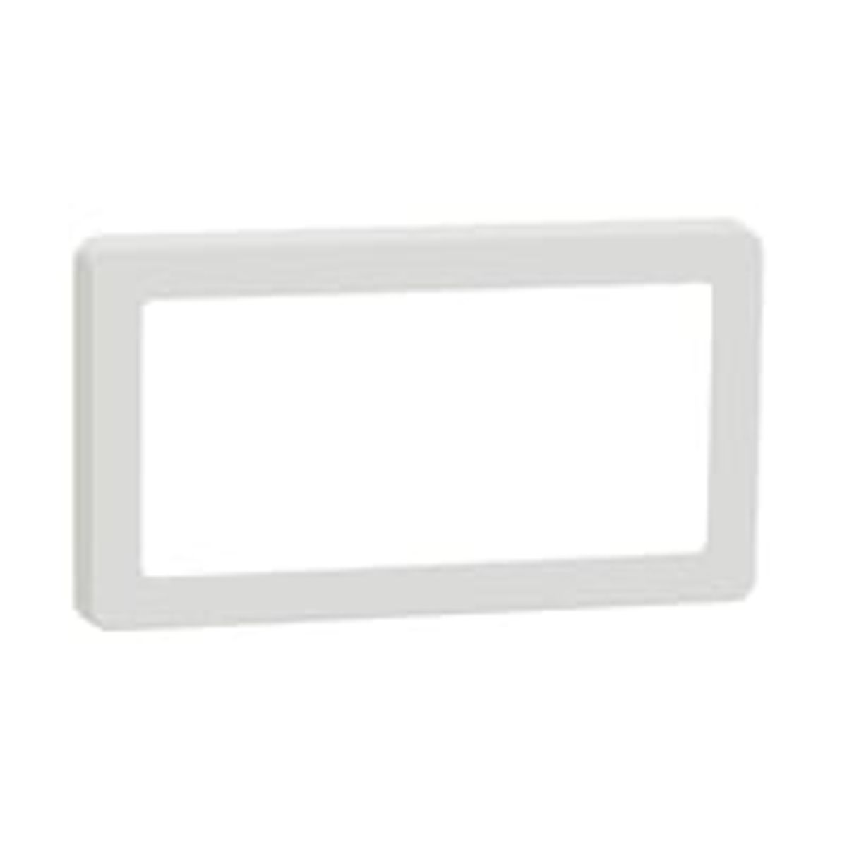 LK FUGA - Base 63 design ramme, 1x2 modul, hvid