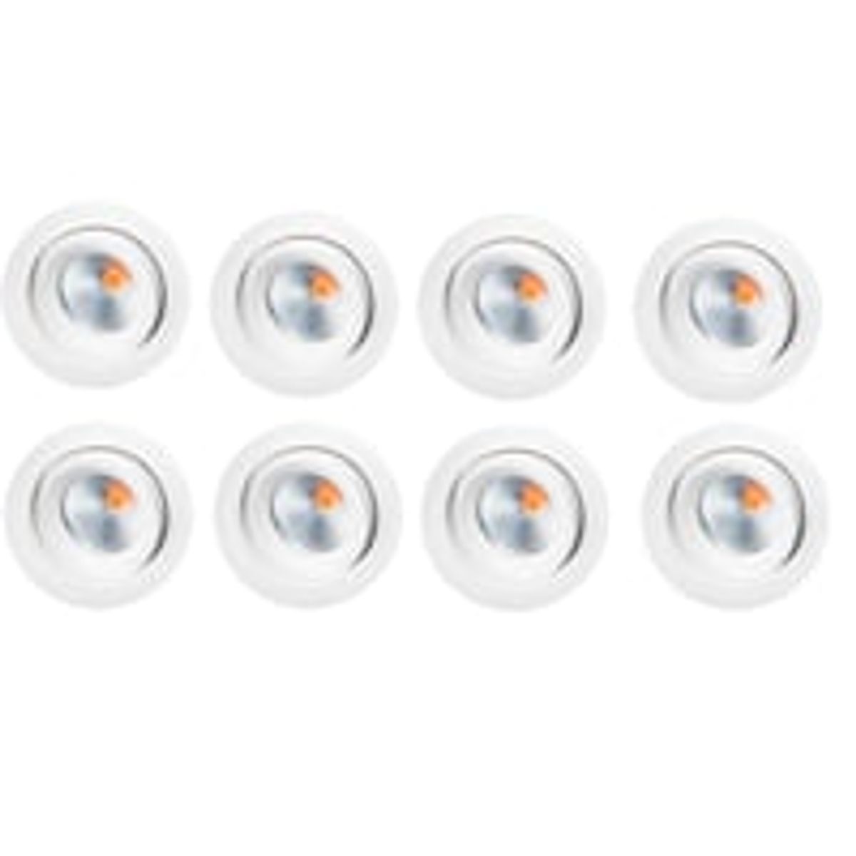 Downlight Junistar ECO Isosafe LED 6W 930 hvid (pakke med 8 stk)