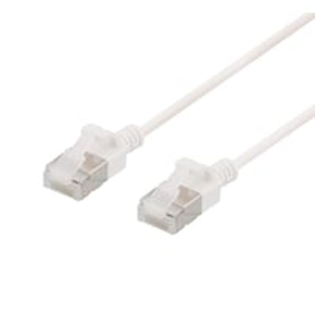 DELTACO U/FTP Cat6a tyndt patch kabel, 1,5 meter, hvid