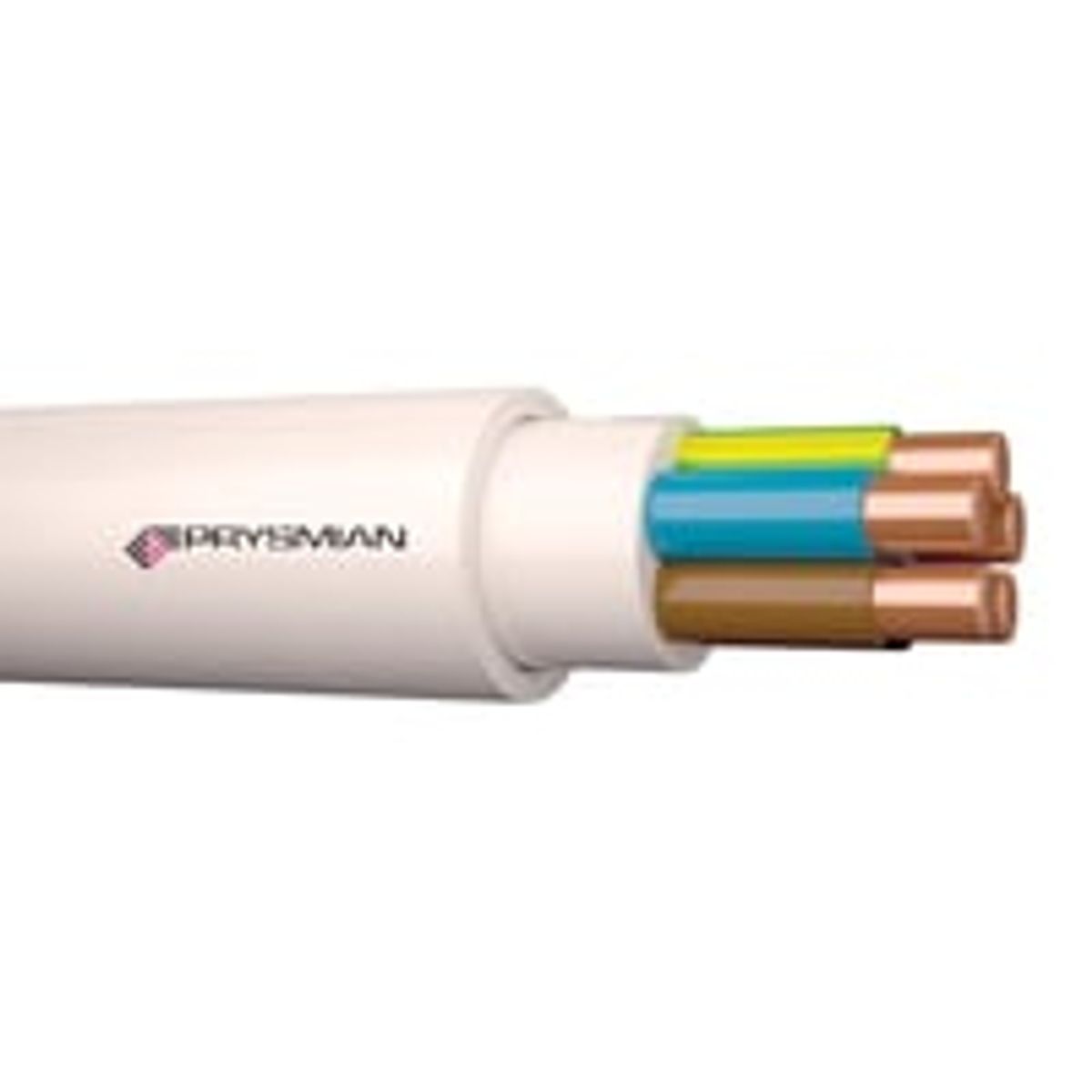 Kabel XPJ-HF D 5G4 Dca, hvid, halogenfri, T500 - Prysmian - pr. meter