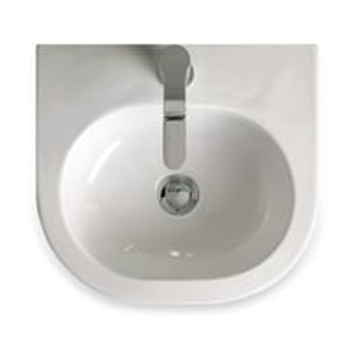 Flo 40 porcelnsvask, hvid - Lavabo