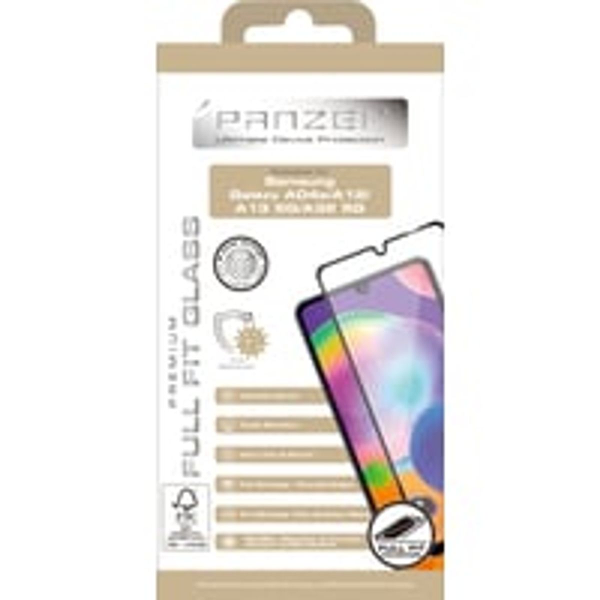 Panzer Premium Full-Fit Glass, sort, til Galaxy A04s/A12/A13 5G/A32 5G