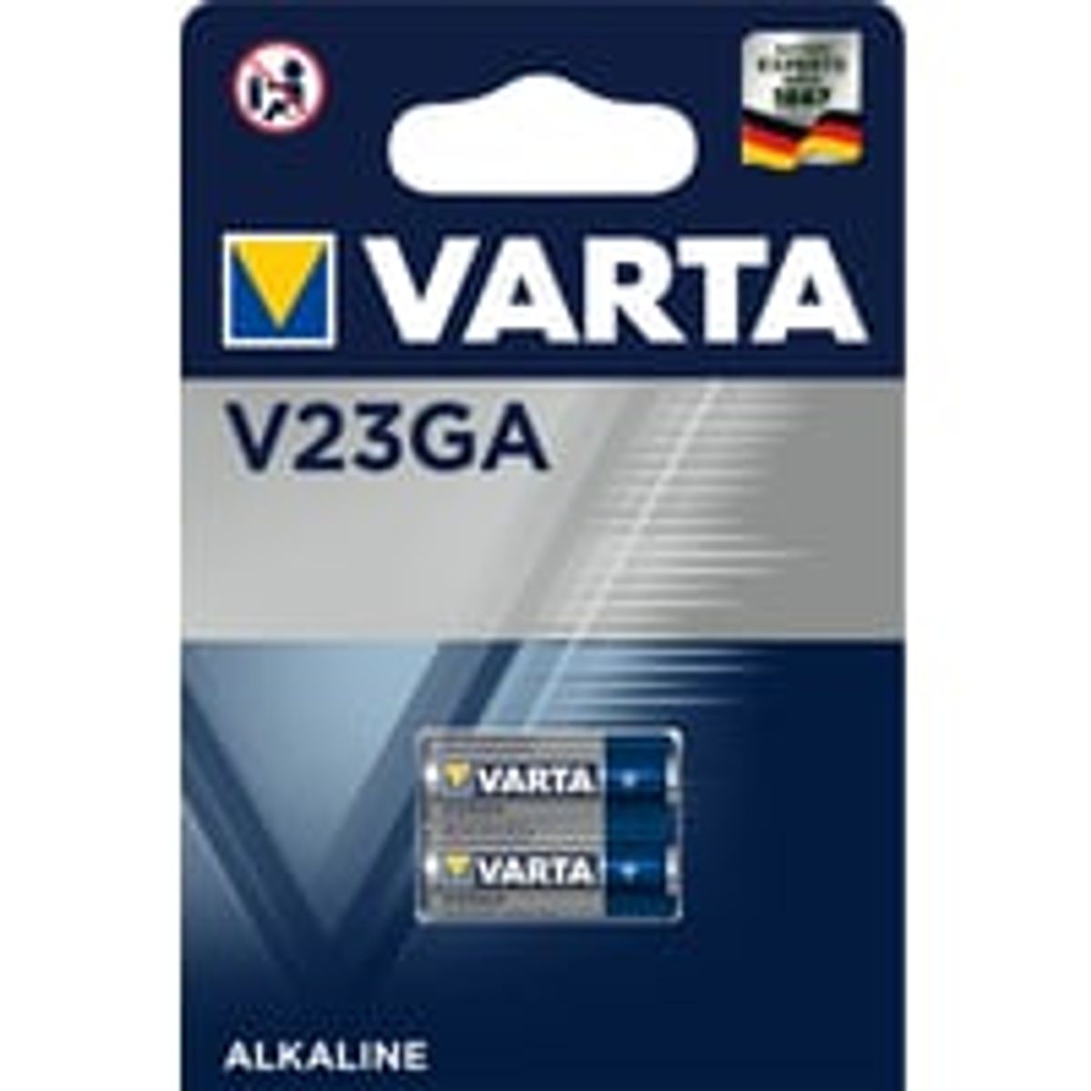 Batteri alkaline 12V V23GA 2-PACK