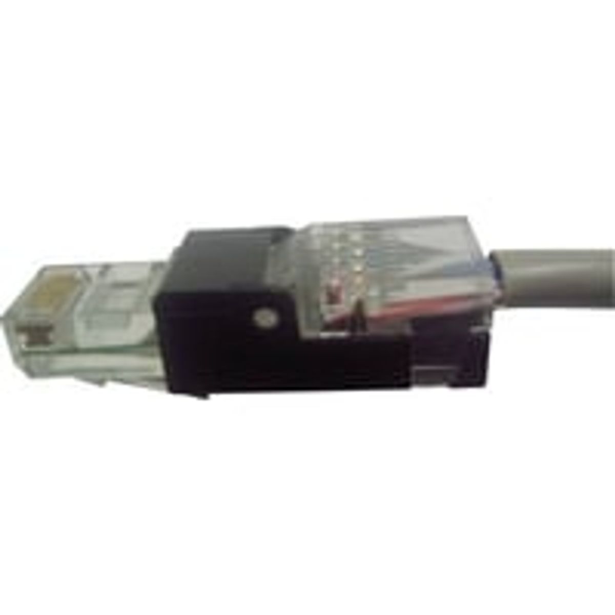 Cat 5e UTP RJ45 (8P8C) vrktjsfri modular plug t. stiv rund ledning