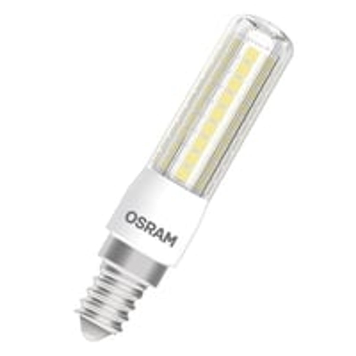 LED T SLIM klar 806lm 7W/827 (60W) E14 dmpbar