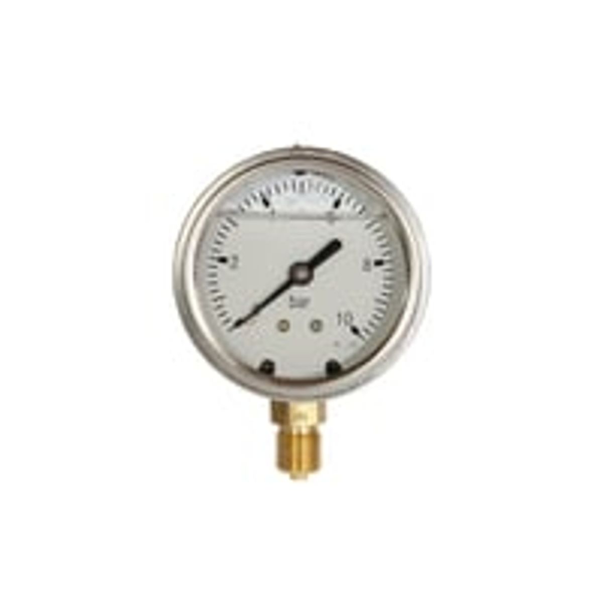 Manometer 1/4X63 0-250 bar, nedadrettet studs med glycerin