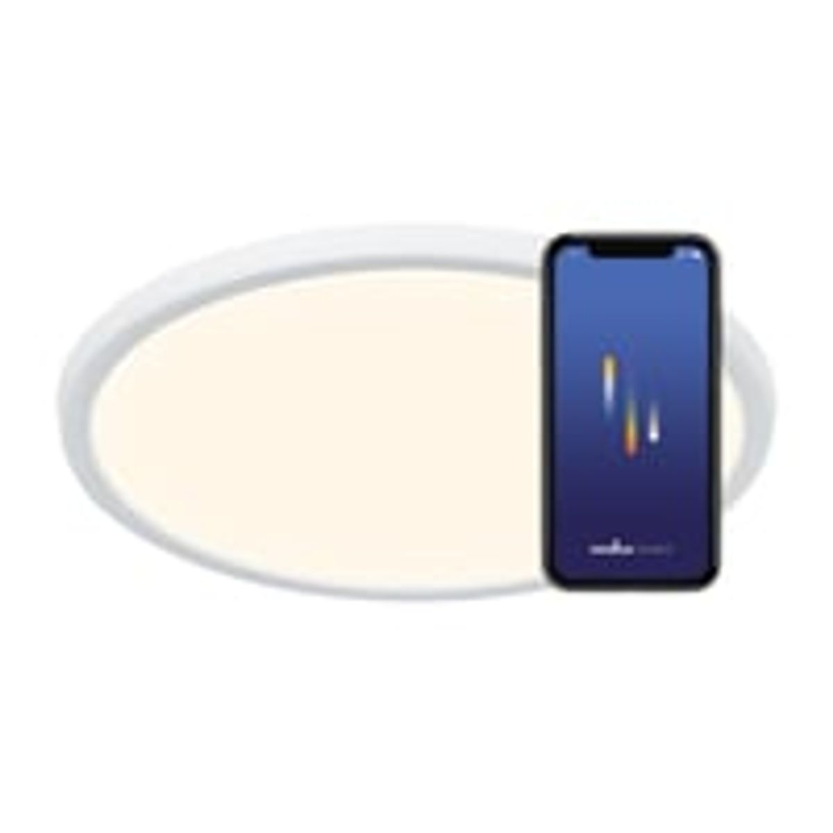 Nordlux Oja Smart Light 29 / Rund / IP20 / 1600lm, hvid