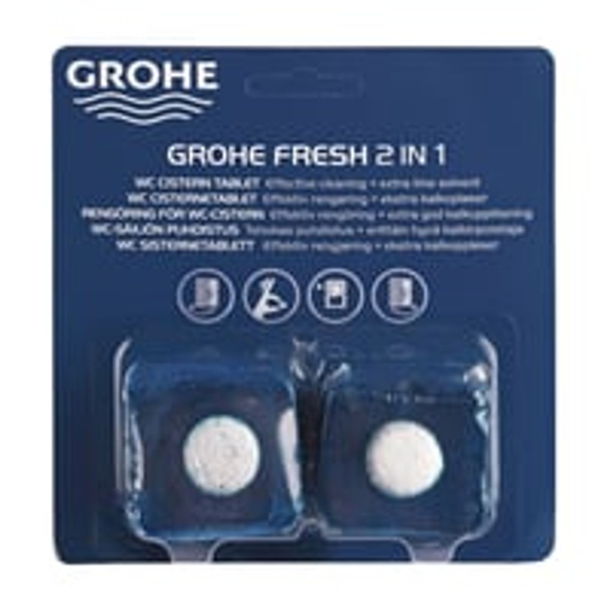 Grohe Fresh Tabs 2i1 - til Grohe indbygningscisterner