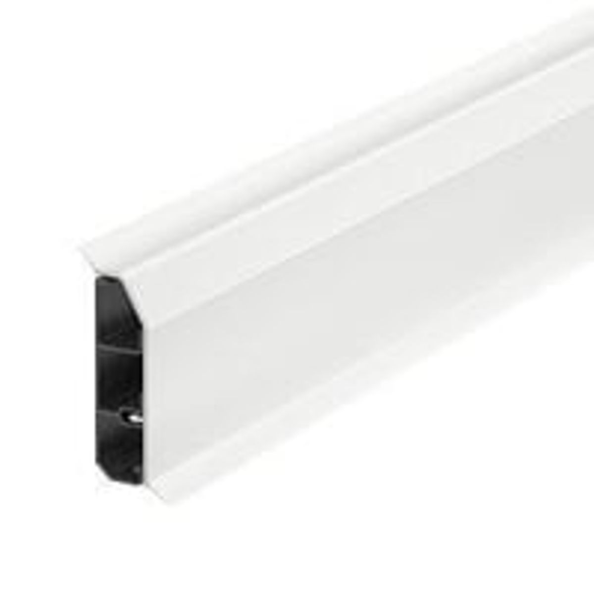 Rehau - Fodpanel med lber SL 70 x 20 mm, hvid