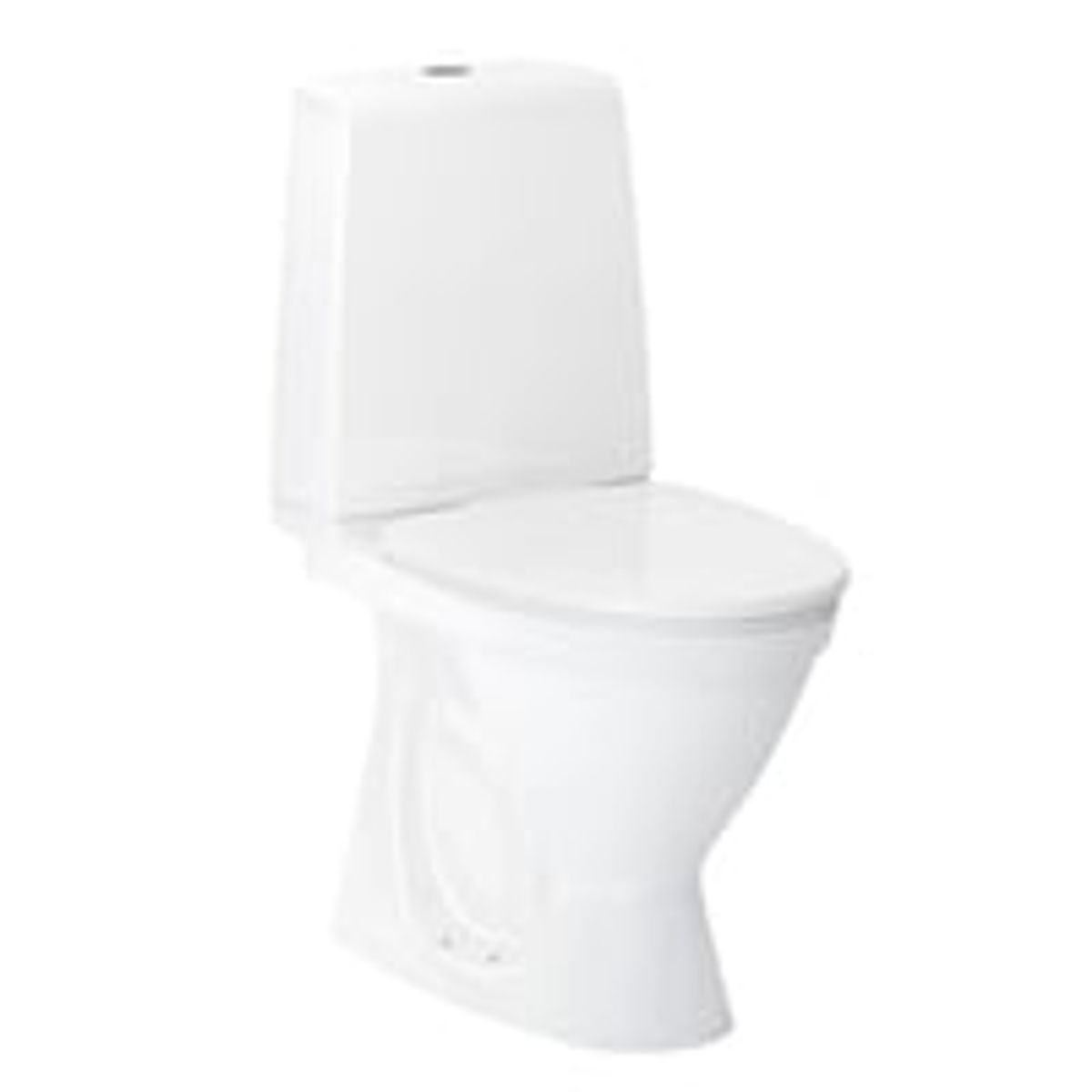 ROCA VICTORIA Gulvstende toilet med skjult S-ls 650X355mm. Hvid