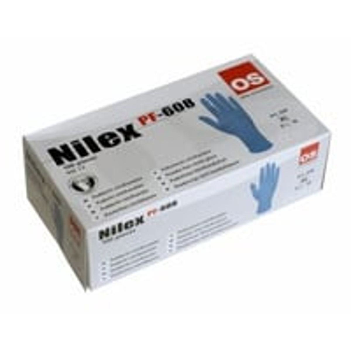 Nilex engangshandske, str. 9 (L), nitril, pudderfri, bl - 100 stk.